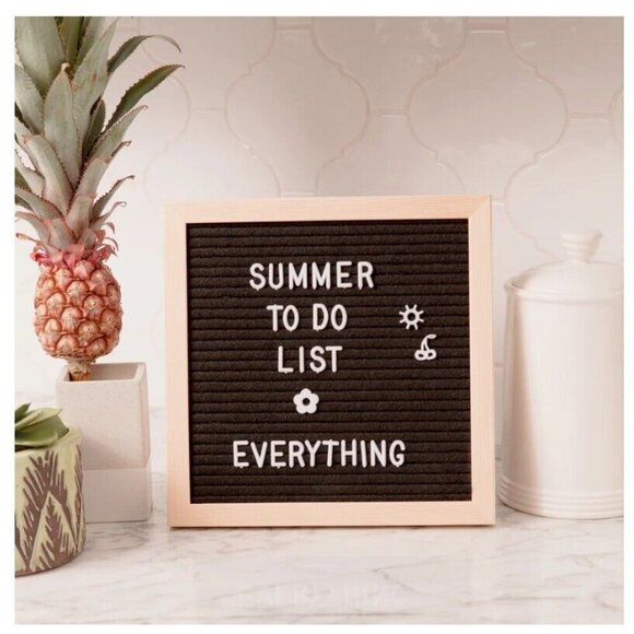 xo, Sienna Keep Growing Black Felt Letter Board - Picture 2 of 13